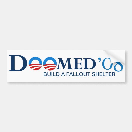Doomed 08 Bumpersticker (Voorkant)