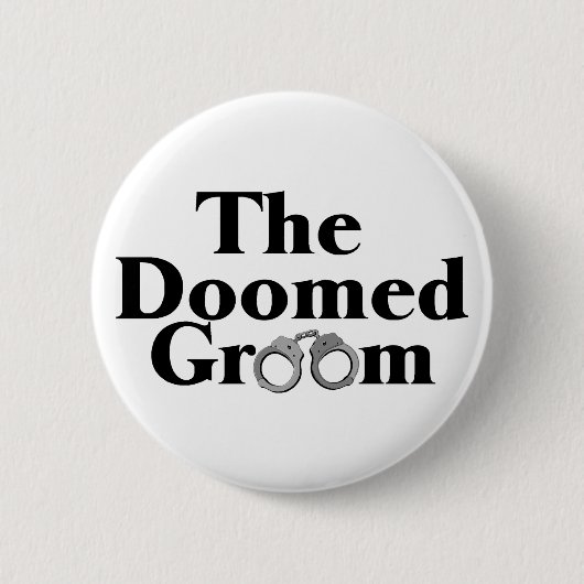 Doomed Groom Ronde Button 5,7 Cm (Voorkant)
