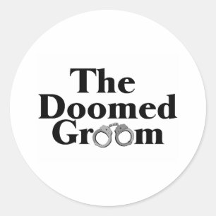 Doomed Groom Ronde Sticker