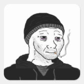 Doomer wojak stickers (Voorkant)