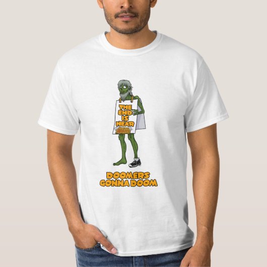 Doomers gaan dood. t-shirt (Voorkant)