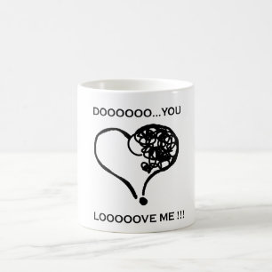 Dooo je? Kijk me uit! Koffiemok