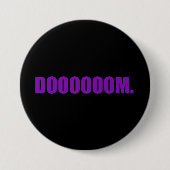 DOOOOOM. Button in Paars (Voorkant)