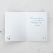 Doop Blauw neefje Lamb Kaart (Binnen)