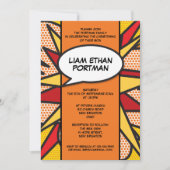 Doop Christening Modern Pret Typografisch Kaart (Voorkant)