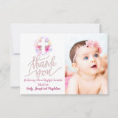 Doop Dank je wel, meisje Kaart (Voorkant)
