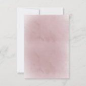 Doop dank u waterverf rozen kaart (Achterkant)