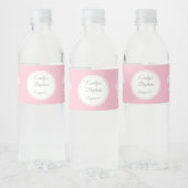 Doop doop doop roze fles wrapper meisje waterfles etiket (Flessen)