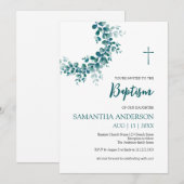 Doop doop Eucalyptus groen Kaart (Voorkant / Achterkant)