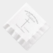 Doop Elegant Kruis Folie Servetten (Rechts)