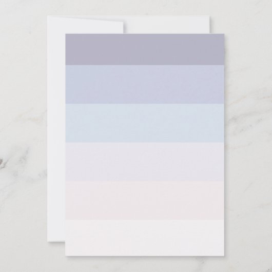 Doop en Eerste Verjaardag Minimalist Kaart (Achterkant)