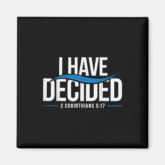 Doop heb ik besloten gedoopt te worden 1 magneet (Voorkant)