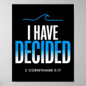 Doop heb ik besloten gedoopt te worden poster (Voorkant)