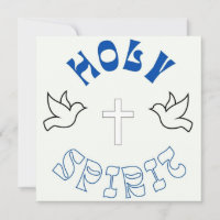 Doop Kaart / Heilige Geest