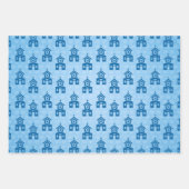 Doop Kerk Kruisvleugels Inpakpapier Vel (Voorkant)