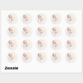 Doop of doop baby ronde sticker (Vel)
