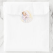 Doop of doop baby ronde sticker (Tas)