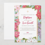 Doop uitnodigingen Meisjes voor Doop uitnodigingen (Voorkant / Achterkant)