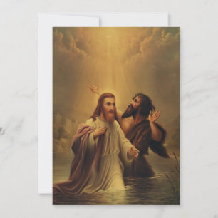 Doop van Jezus Christus Feestdagenkaart