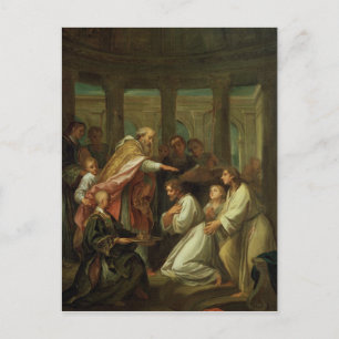 Doop van St. Augustine Briefkaart