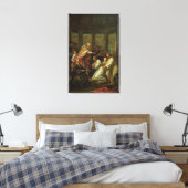 Doop van St. Augustine Canvas Afdruk (Insitu (Slaapkamer))