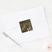 Doop van St. Augustine Vierkante Sticker (Envelop)