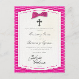 Doop, Verjaardag, Quinceañera, Wedding Keepsake Briefkaart