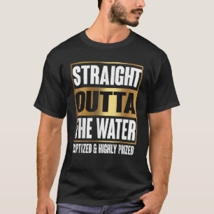 Doop Volwassenen Kinder Grappige Outta Water Gifts T-shirt