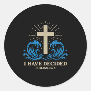 Doop voor Volwassenen Vrouwen Mannen Jongens Meisj Ronde Sticker