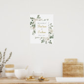 Doop welkomstbord in het Spaans Poster (Keuken)