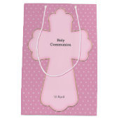 Doopend kruis meisje * kiezen achtergrondkleur medium cadeauzakje (Achterkant)