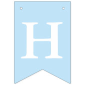 Doopend Zilver Kruis Blauw Wit Foto Vlaggetjes (Tweede vlag)