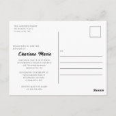 Doopfeest voor doopsel Post Kaart (Achterkant)