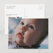 Doopfeest voor doopsel Post Kaart (Voorkant / Achterkant)