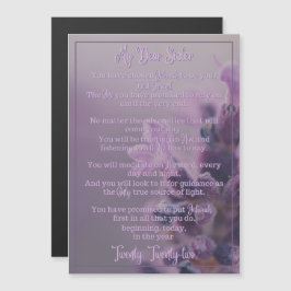 Doopgedicht | Magnetische kaart | JW