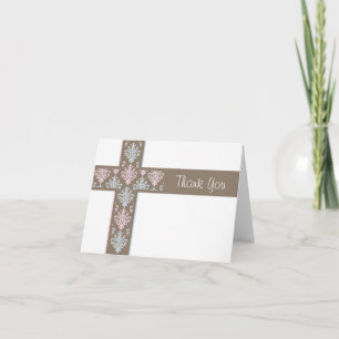 doopkaart dank u kaart   Tweeling