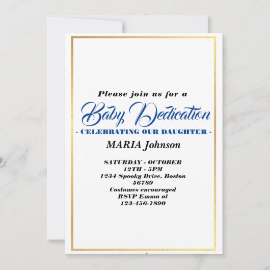 DOOPPLECHTIGING Waterverf Jongen Baby Kaart (Voorkant)