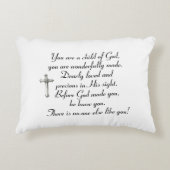 Doopsel, doop, communiegeschenk, Godkind, Accent Kussen (Voorkant)