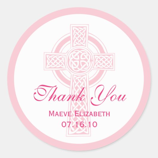 Doopsel, douche of eerste communie Sticker (Voorkant)