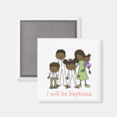 Doopsel familie magneet (Voorkant / Achterkant)