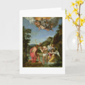 Doopsel van Christus Kaart (Gele Bloem)