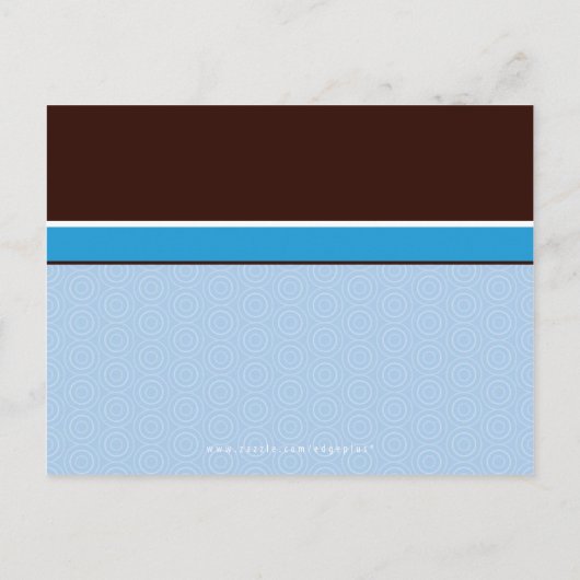 DOOPUITNODIGING:: eenvoudig groovy 2 Uitnodiging Briefkaart (Achterkant)