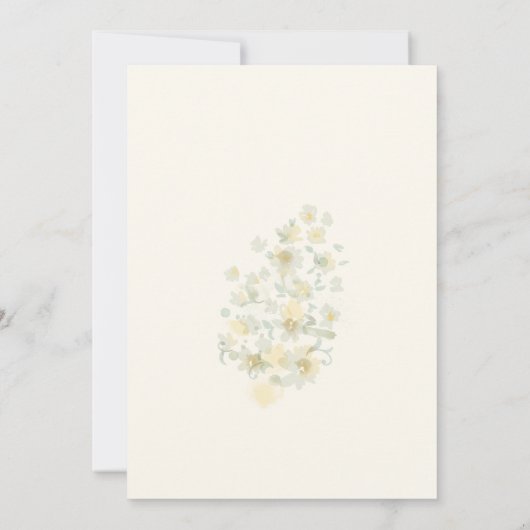 Doopuitnodiging Sjabloon Nodig doop uit Kaart (Achterkant)