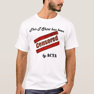 Door ACTA gecensureerd T-shirt