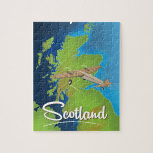 Door Air to Scotland reisposter Legpuzzel