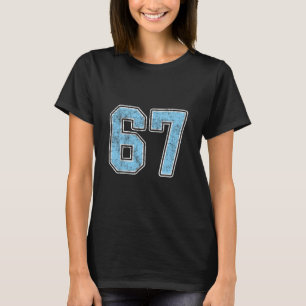 Door Blue 67 Six Seven Meme T-shirt