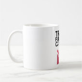 Door cafeïne aangedreven handelaar koffiemok (Links)