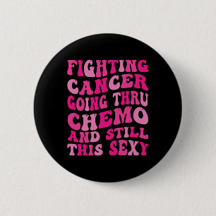 Door chemo Inspirerend borstkanker bewust gaan Ronde Button 5,7 Cm