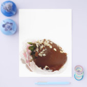 Door chocolade gedekte aardbeien flyer (Enkel)