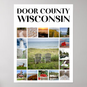 Door County, Wisconsin – Schilderachtig Uitzichten Poster